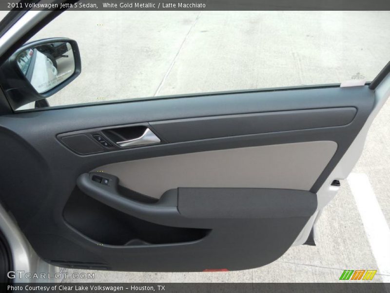 White Gold Metallic / Latte Macchiato 2011 Volkswagen Jetta S Sedan