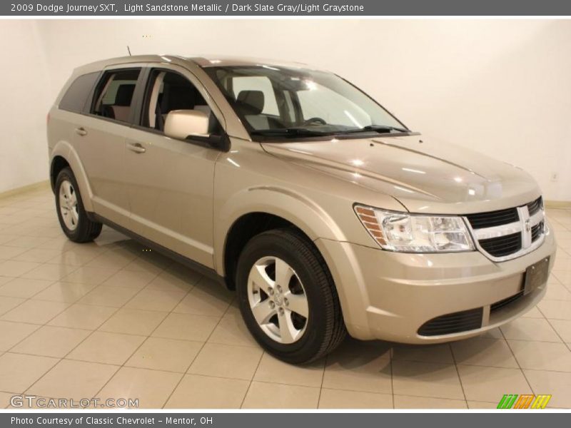 Light Sandstone Metallic / Dark Slate Gray/Light Graystone 2009 Dodge Journey SXT