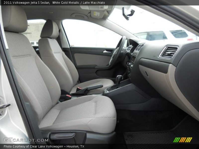 White Gold Metallic / Latte Macchiato 2011 Volkswagen Jetta S Sedan