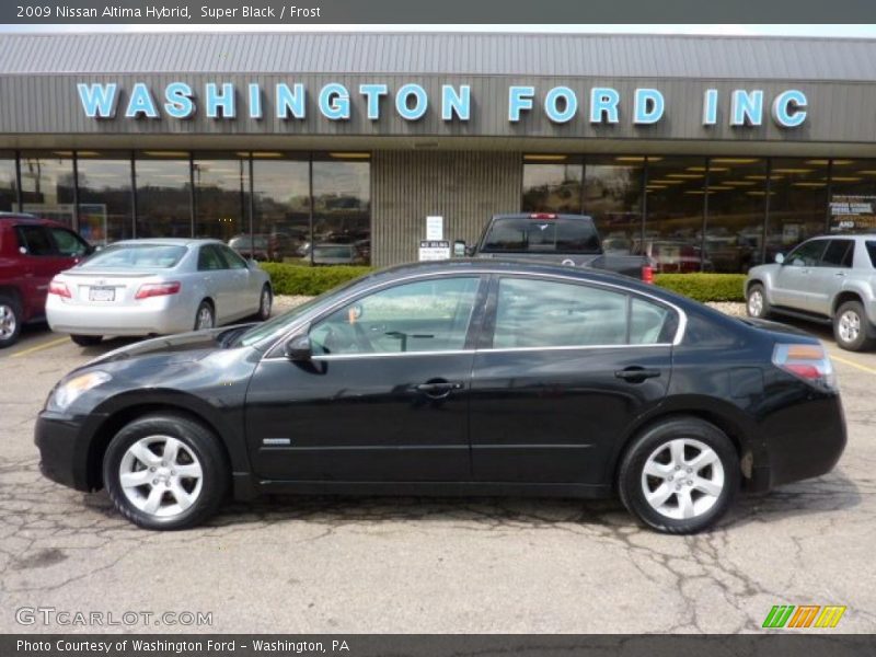 Super Black / Frost 2009 Nissan Altima Hybrid