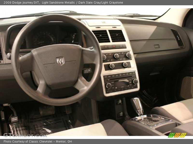 Light Sandstone Metallic / Dark Slate Gray/Light Graystone 2009 Dodge Journey SXT