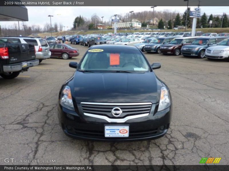 Super Black / Frost 2009 Nissan Altima Hybrid