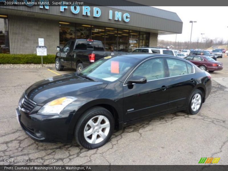 Super Black / Frost 2009 Nissan Altima Hybrid