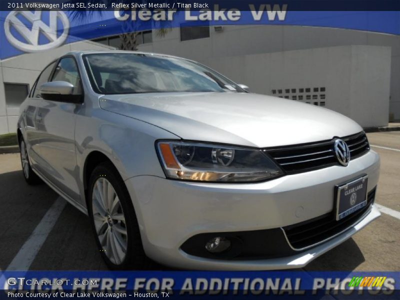 Reflex Silver Metallic / Titan Black 2011 Volkswagen Jetta SEL Sedan