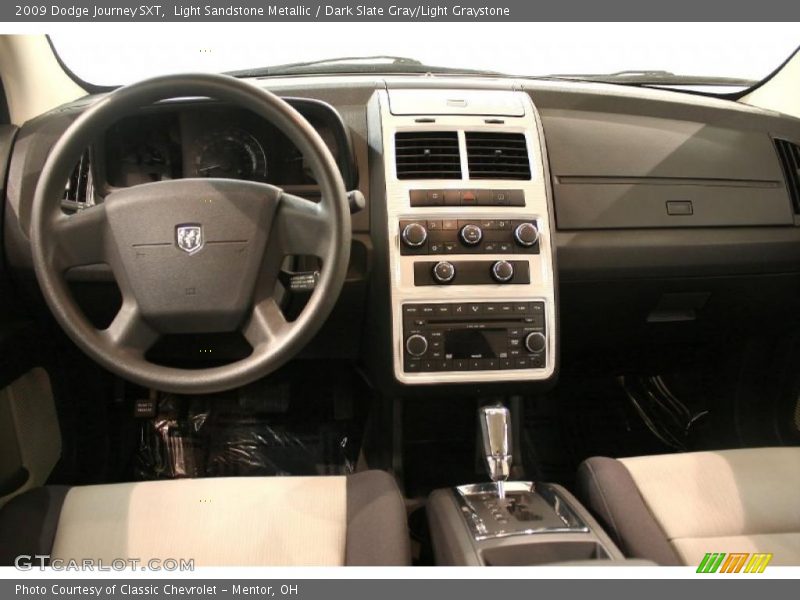 Light Sandstone Metallic / Dark Slate Gray/Light Graystone 2009 Dodge Journey SXT
