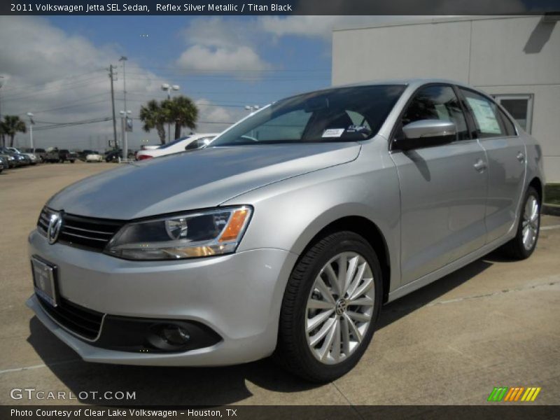 Reflex Silver Metallic / Titan Black 2011 Volkswagen Jetta SEL Sedan