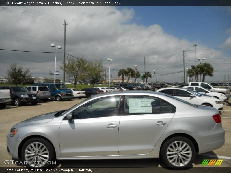 Reflex Silver Metallic / Titan Black 2011 Volkswagen Jetta SEL Sedan