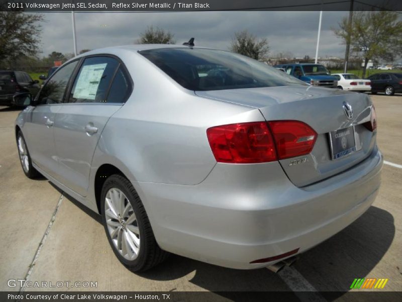 Reflex Silver Metallic / Titan Black 2011 Volkswagen Jetta SEL Sedan