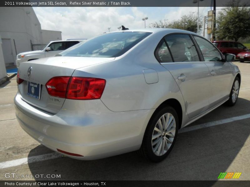 Reflex Silver Metallic / Titan Black 2011 Volkswagen Jetta SEL Sedan
