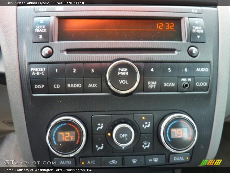 Super Black / Frost 2009 Nissan Altima Hybrid