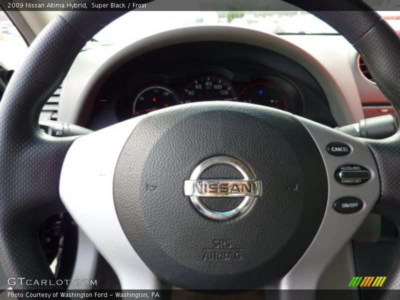 Super Black / Frost 2009 Nissan Altima Hybrid