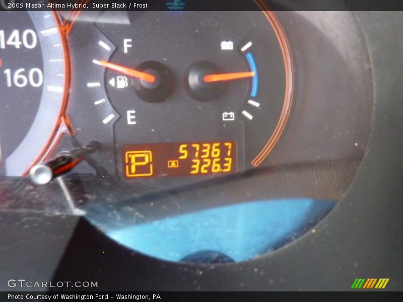 Super Black / Frost 2009 Nissan Altima Hybrid