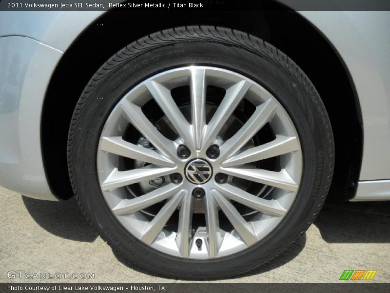 Reflex Silver Metallic / Titan Black 2011 Volkswagen Jetta SEL Sedan