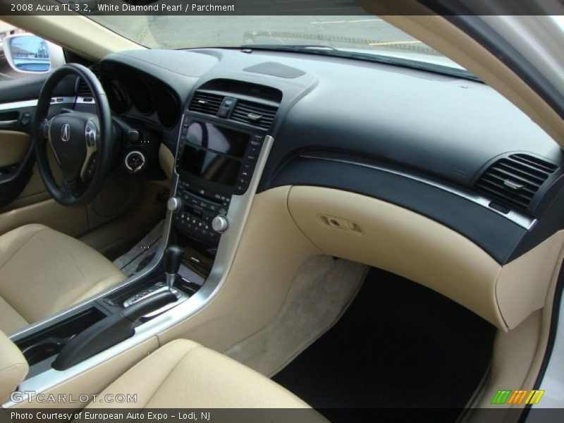 White Diamond Pearl / Parchment 2008 Acura TL 3.2