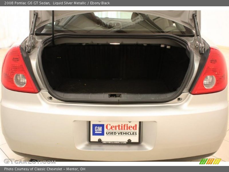 Liquid Silver Metallic / Ebony Black 2008 Pontiac G6 GT Sedan