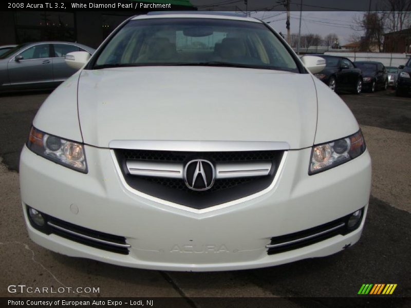 White Diamond Pearl / Parchment 2008 Acura TL 3.2