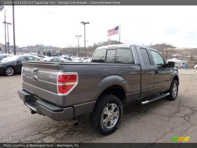 Sterling Grey Metallic / Stone/Medium Stone 2009 Ford F150 XLT SuperCab 4x4