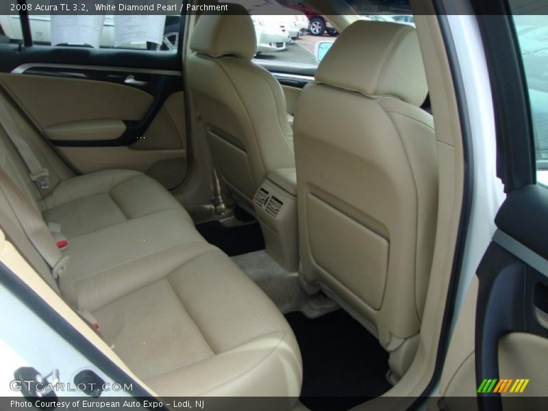 White Diamond Pearl / Parchment 2008 Acura TL 3.2