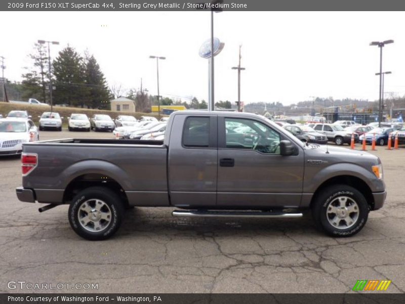 Sterling Grey Metallic / Stone/Medium Stone 2009 Ford F150 XLT SuperCab 4x4