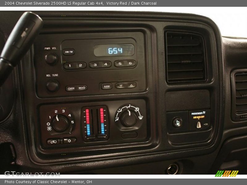 Victory Red / Dark Charcoal 2004 Chevrolet Silverado 2500HD LS Regular Cab 4x4