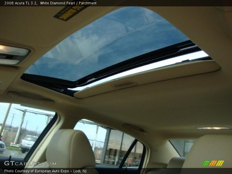 White Diamond Pearl / Parchment 2008 Acura TL 3.2