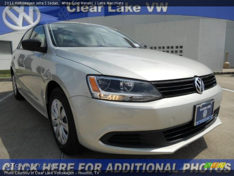 White Gold Metallic / Latte Macchiato 2011 Volkswagen Jetta S Sedan