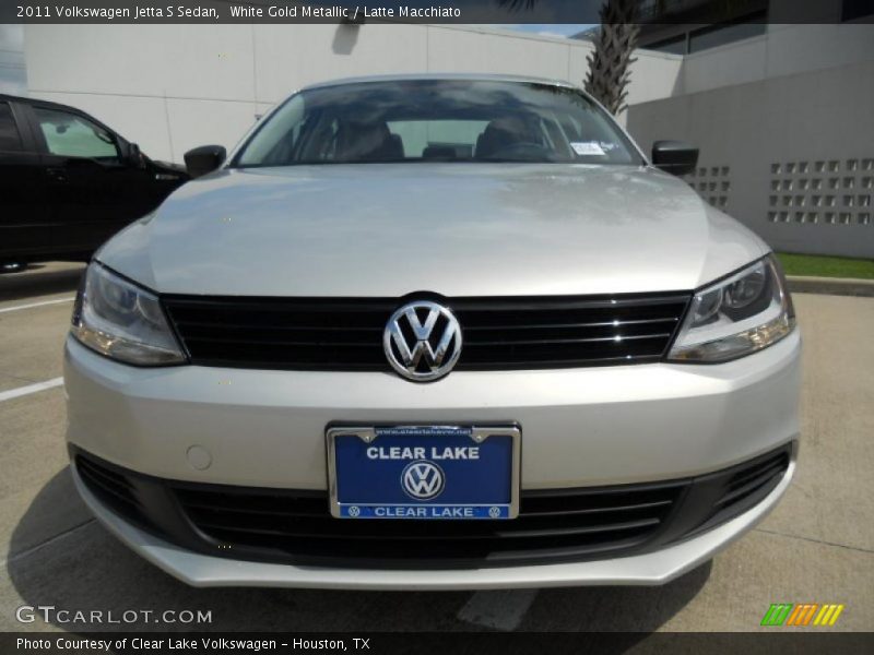 White Gold Metallic / Latte Macchiato 2011 Volkswagen Jetta S Sedan