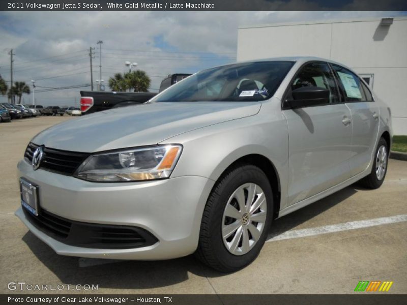 White Gold Metallic / Latte Macchiato 2011 Volkswagen Jetta S Sedan