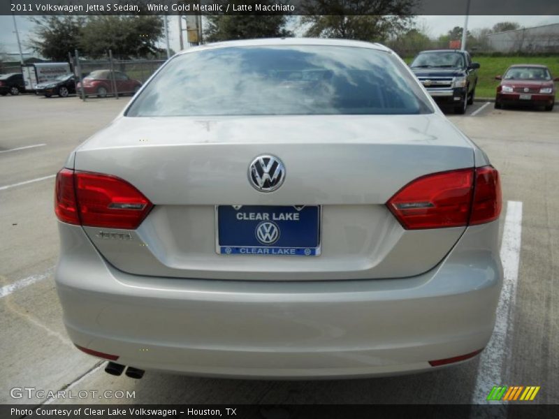 White Gold Metallic / Latte Macchiato 2011 Volkswagen Jetta S Sedan