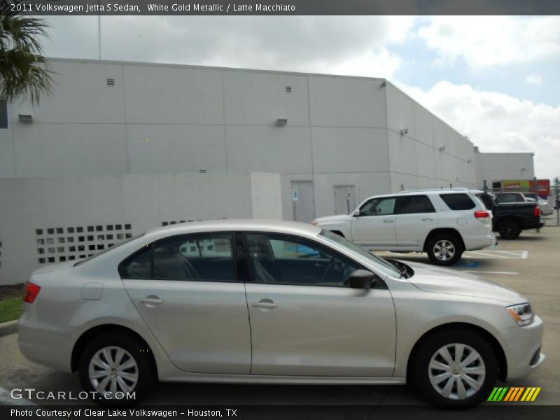 White Gold Metallic / Latte Macchiato 2011 Volkswagen Jetta S Sedan