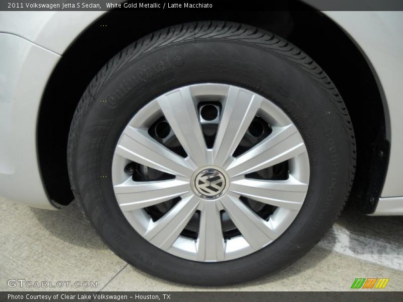 White Gold Metallic / Latte Macchiato 2011 Volkswagen Jetta S Sedan