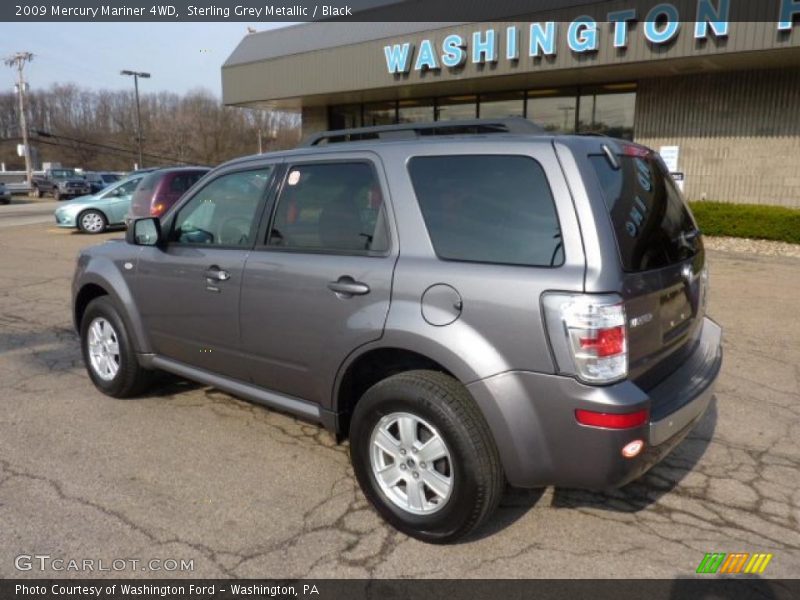 Sterling Grey Metallic / Black 2009 Mercury Mariner 4WD