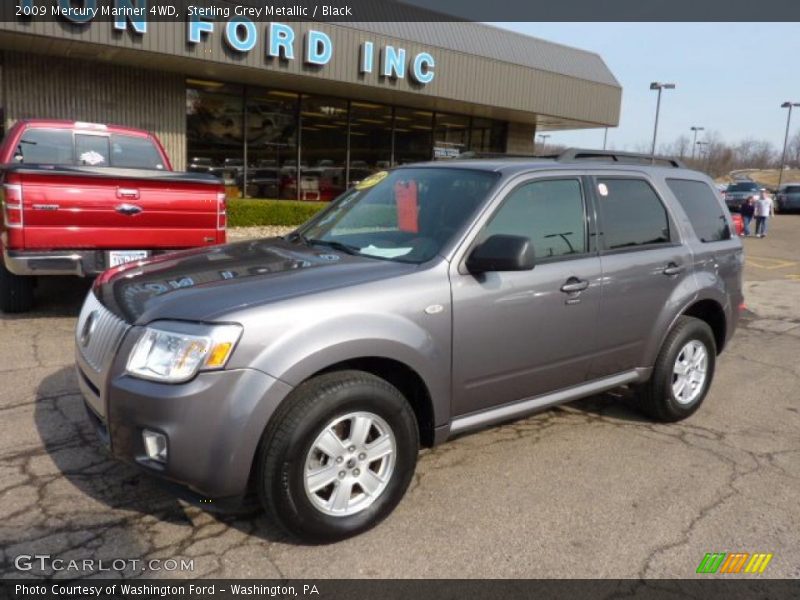 Sterling Grey Metallic / Black 2009 Mercury Mariner 4WD