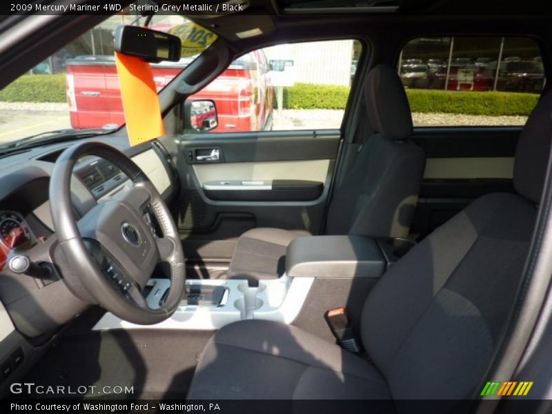 Sterling Grey Metallic / Black 2009 Mercury Mariner 4WD