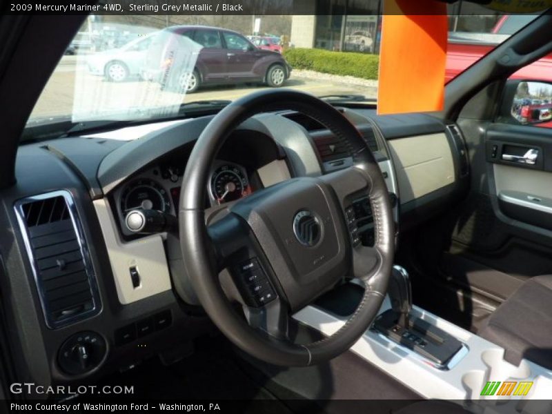 Sterling Grey Metallic / Black 2009 Mercury Mariner 4WD