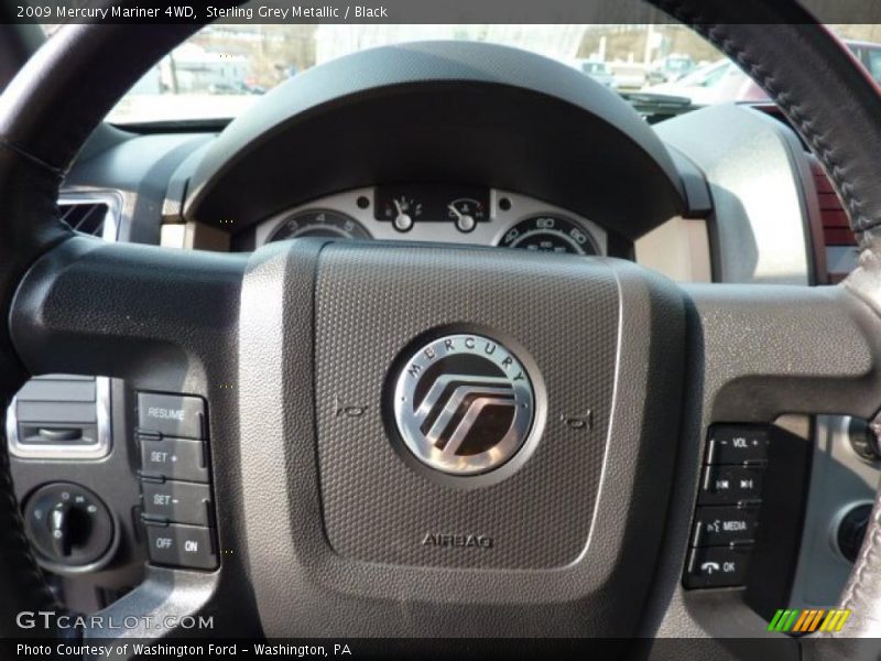 Sterling Grey Metallic / Black 2009 Mercury Mariner 4WD