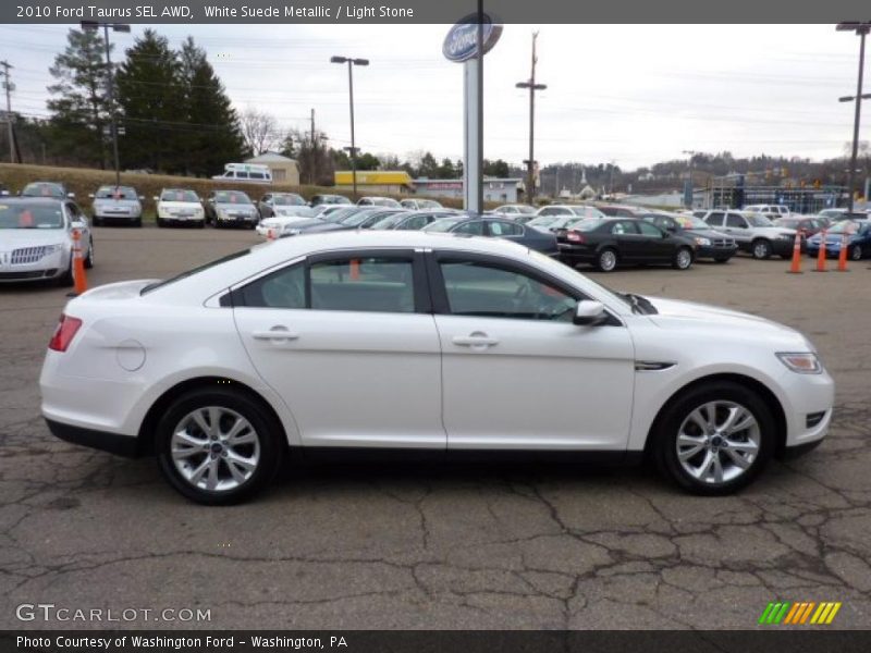  2010 Taurus SEL AWD White Suede Metallic