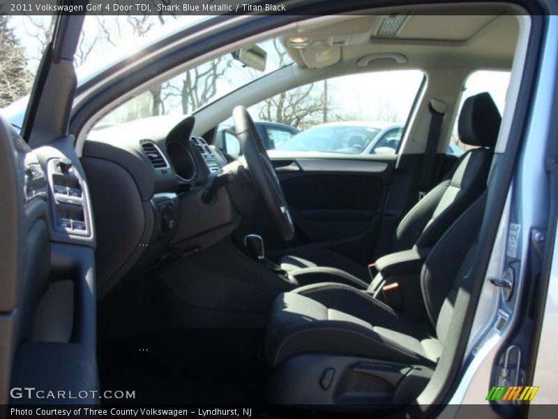 Shark Blue Metallic / Titan Black 2011 Volkswagen Golf 4 Door TDI