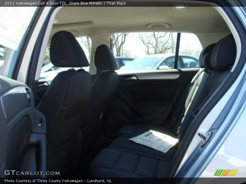 Shark Blue Metallic / Titan Black 2011 Volkswagen Golf 4 Door TDI