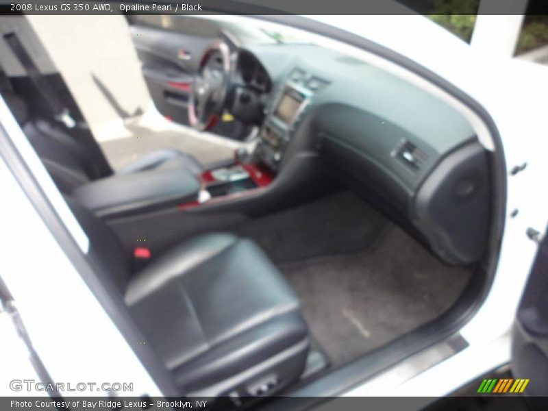 Opaline Pearl / Black 2008 Lexus GS 350 AWD
