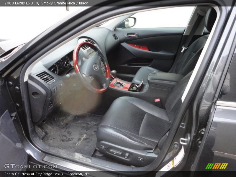 Smoky Granite Mica / Black 2008 Lexus ES 350