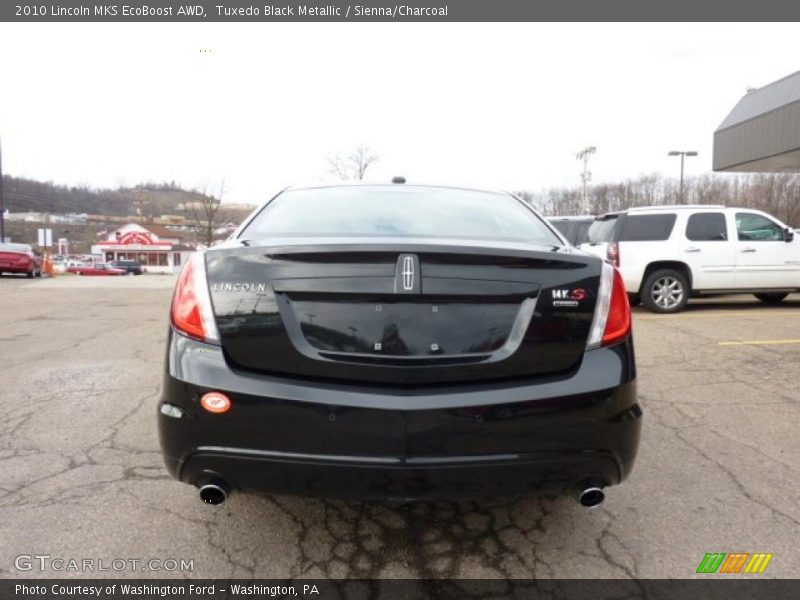 Tuxedo Black Metallic / Sienna/Charcoal 2010 Lincoln MKS EcoBoost AWD