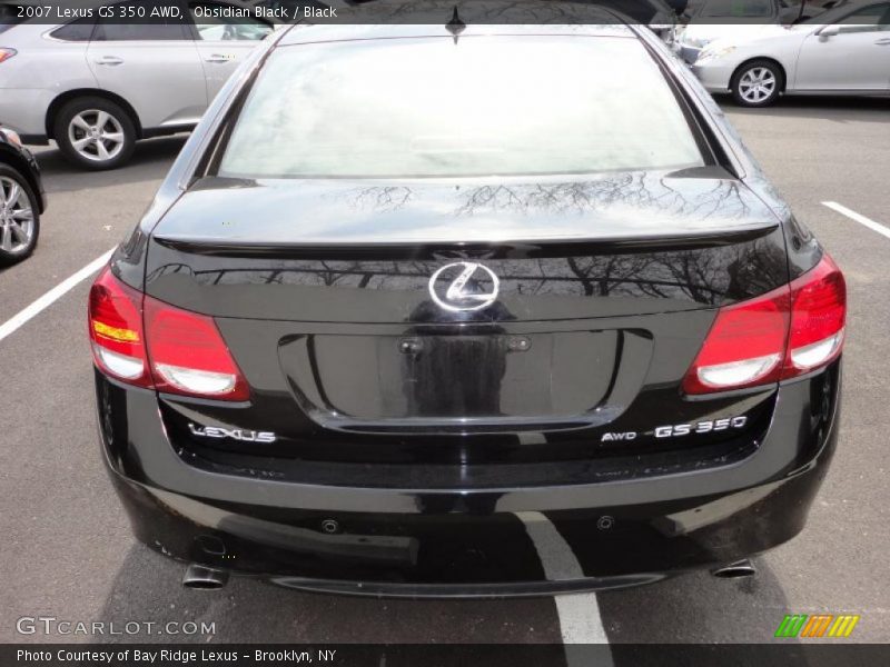 Obsidian Black / Black 2007 Lexus GS 350 AWD