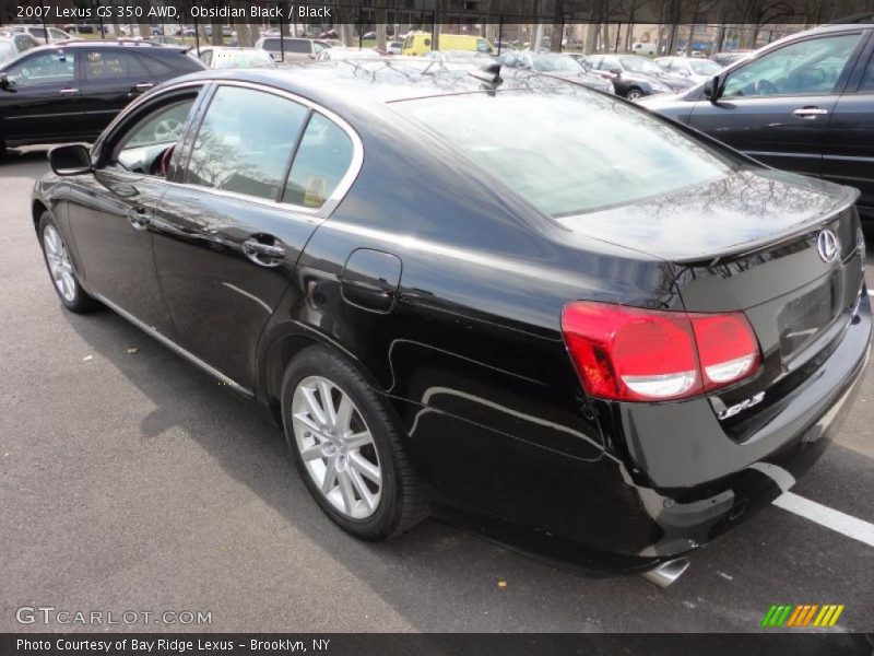 Obsidian Black / Black 2007 Lexus GS 350 AWD