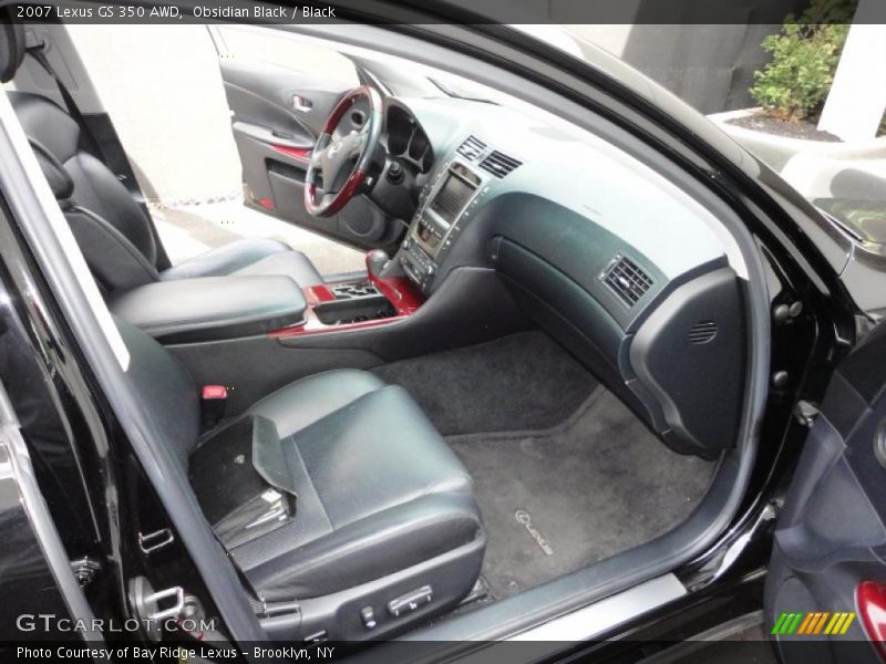 Obsidian Black / Black 2007 Lexus GS 350 AWD
