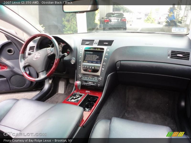 Obsidian Black / Black 2007 Lexus GS 350 AWD