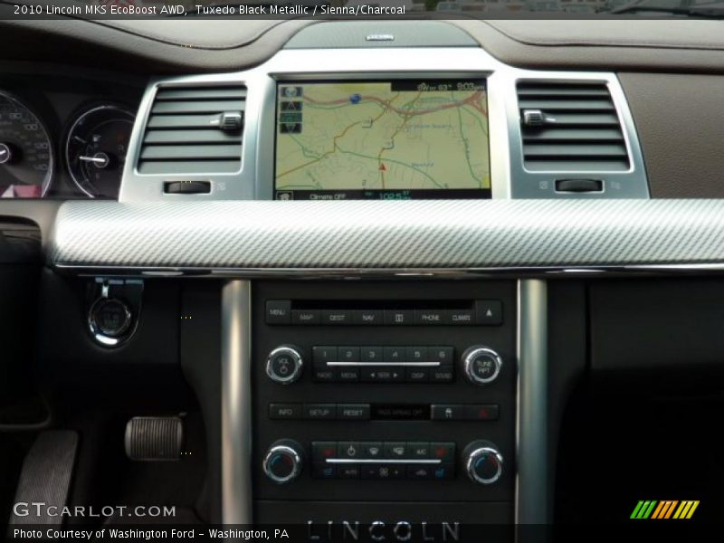 Navigation of 2010 MKS EcoBoost AWD