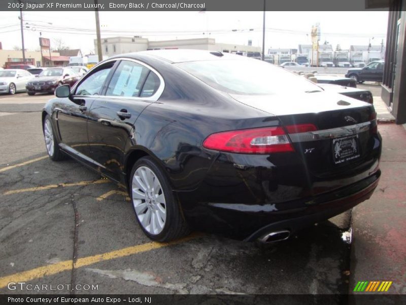Ebony Black / Charcoal/Charcoal 2009 Jaguar XF Premium Luxury
