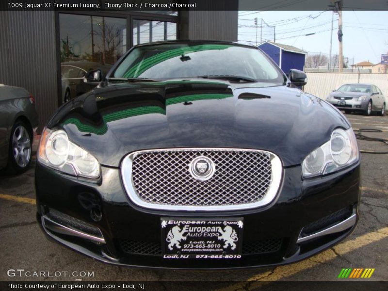 Ebony Black / Charcoal/Charcoal 2009 Jaguar XF Premium Luxury