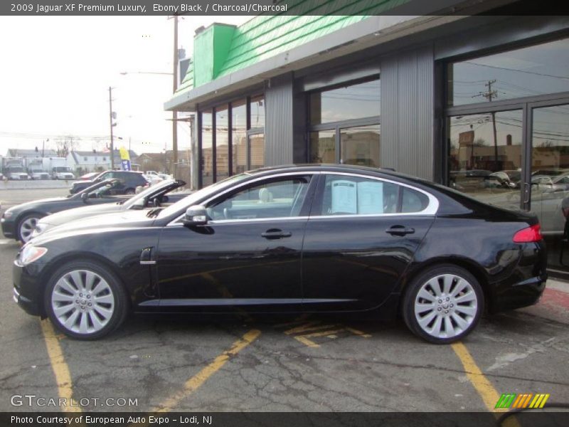 Ebony Black / Charcoal/Charcoal 2009 Jaguar XF Premium Luxury
